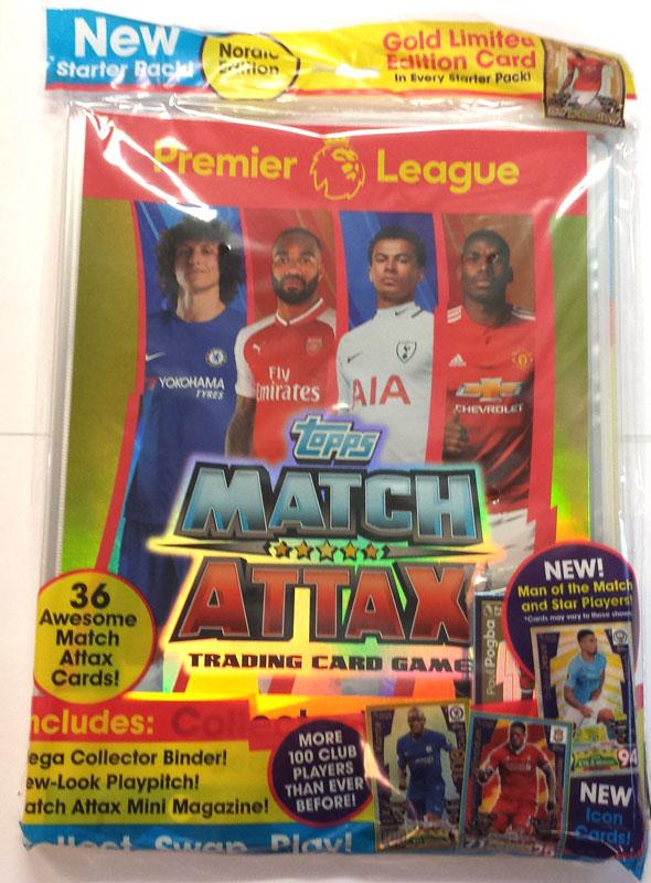 Hunting Bags & Packs 2017-2018 Match Attax EXTRA Premier League Starter Pack Album + Gold Card Soccer Cards 25/26 Hunting Bags & Packs 2017-2018 Match Attax EXTRA Premier League Starter Pack Album + Gold Card Soccer Cards 25/26