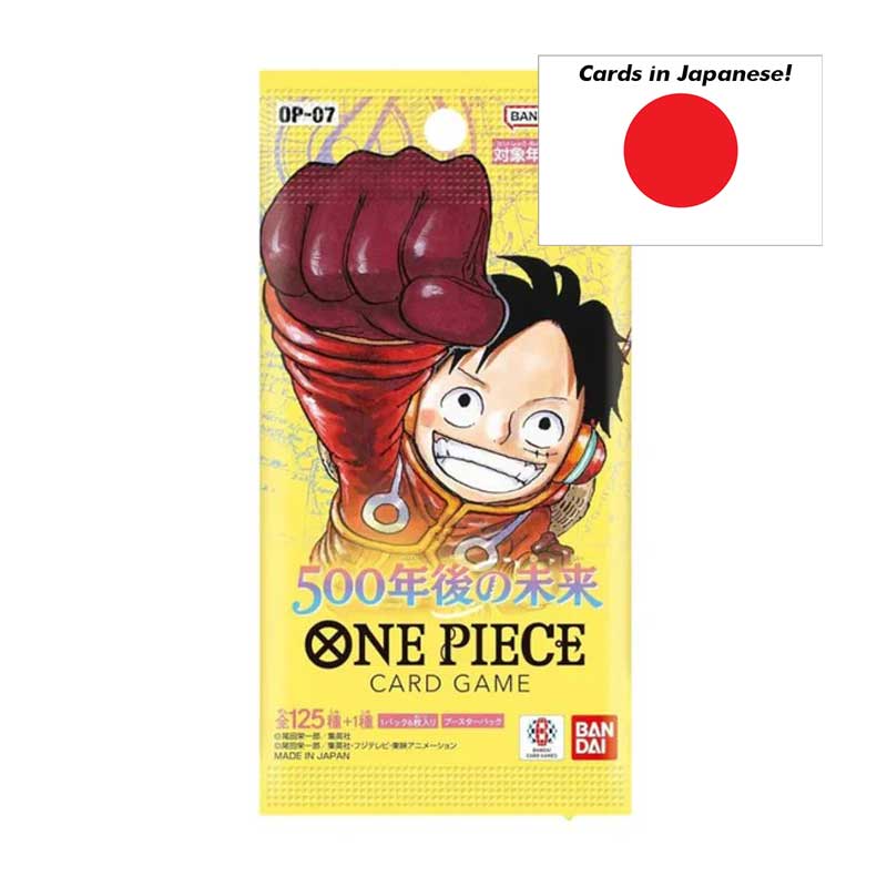 One Piece Card Game - Booster (6 kort) 500 Years in the Future [OP-07] - JAPANSK