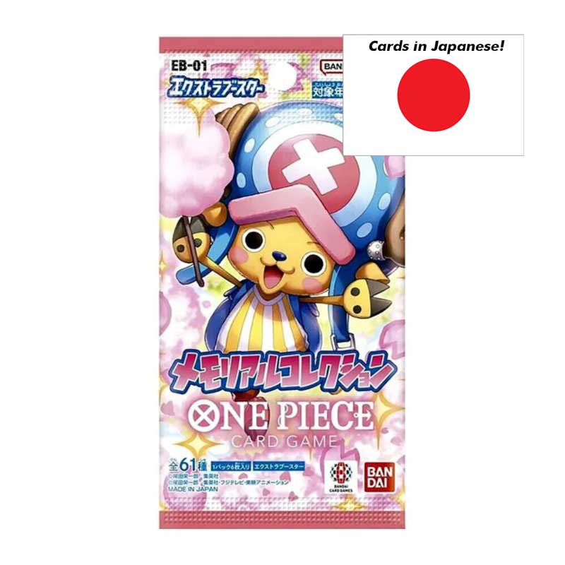 One Piece Card Game - Booster (6 kort) Memorial Collection [EB-01] - JAPANSK