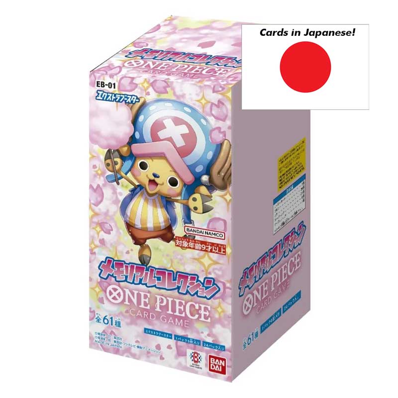 One Piece Card Game - Booster Display (24 boosters) Memorial Collection [EB-01] - JAPANSK