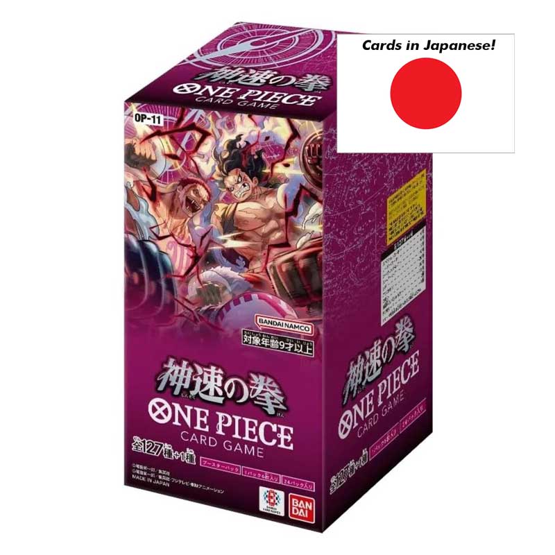 One Piece Card Game - Booster Display (24 boosters) A Fist of Divine Speed [OP-11] - JAPANSK