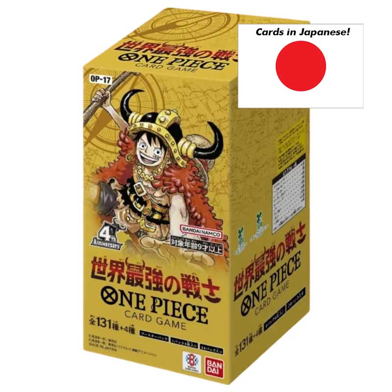 One Piece Card Game - Booster Display (24 boosters) The World's Strongest Warrior [OP-17] - JAPANSK