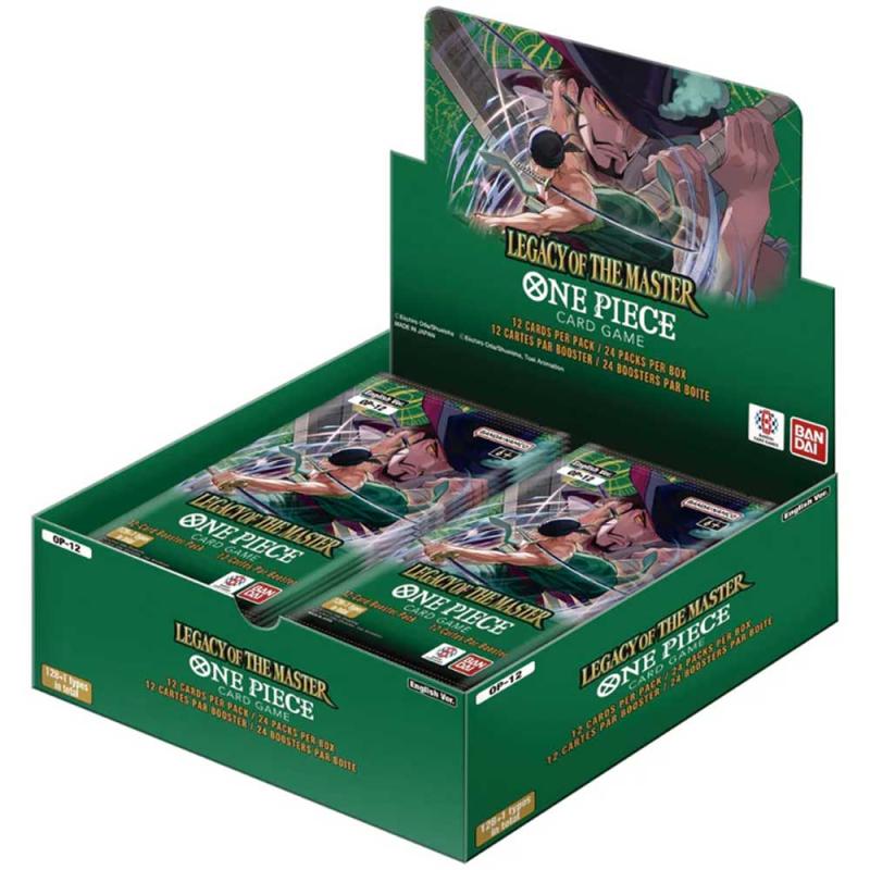 FÖRKÖP: One Piece Card Game - Booster Box (24 Boosters) - LEGACY OF THE MASTER [OP12] (Preliminär release 22:e augusti 2025)