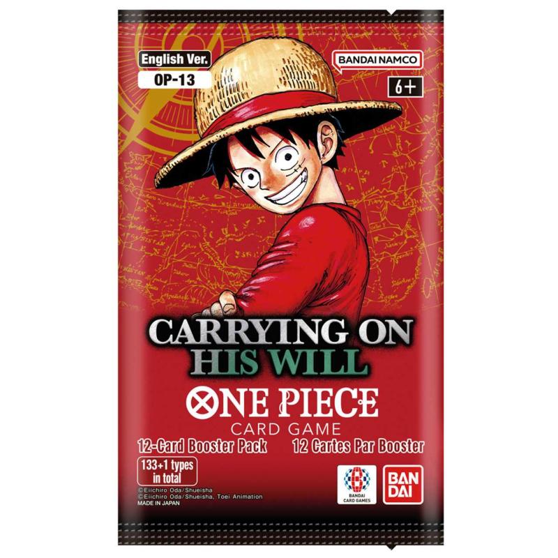 FÖRKÖP: One Piece Card Game - Booster Pack (12 kort) - Carrying On His Will [OP-13] (Preliminär release 7:e november 2025)