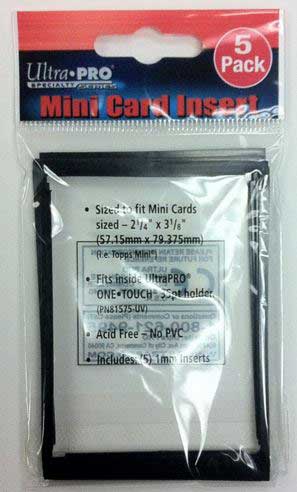 Mini Card Frame Insert Pack for One Touch Holders