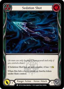 OUT126 - Sedation Shot (Blue) - Common - Rainbow Foil