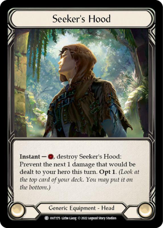 OUT175 - Seeker's Hood - Common - Rainbow Foil
