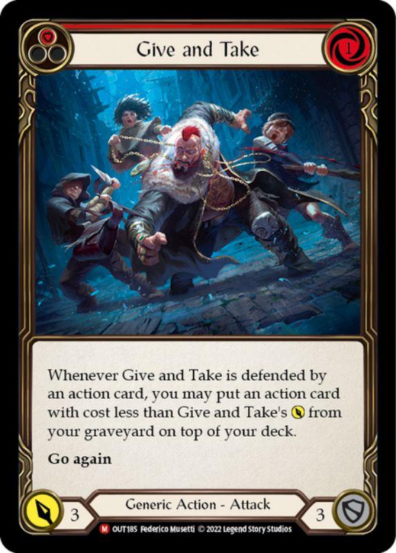 OUT185 - Give and Take - Majestic - Rainbow Foil