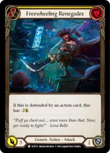 OUT211 - Freewheeling Renegades (Yellow) - Common - Rainbow Foil