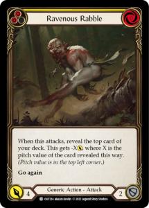 OUT214 - Ravenous Rabble (Yellow) - Common
