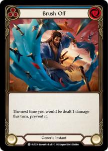 OUT230 - Brush Off (Blue) - Common - Rainbow Foil