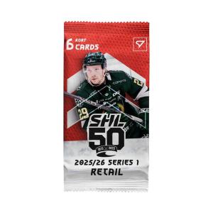 1 Pack 2025-26 SHL Swedish Hockey League Series 1 Retail