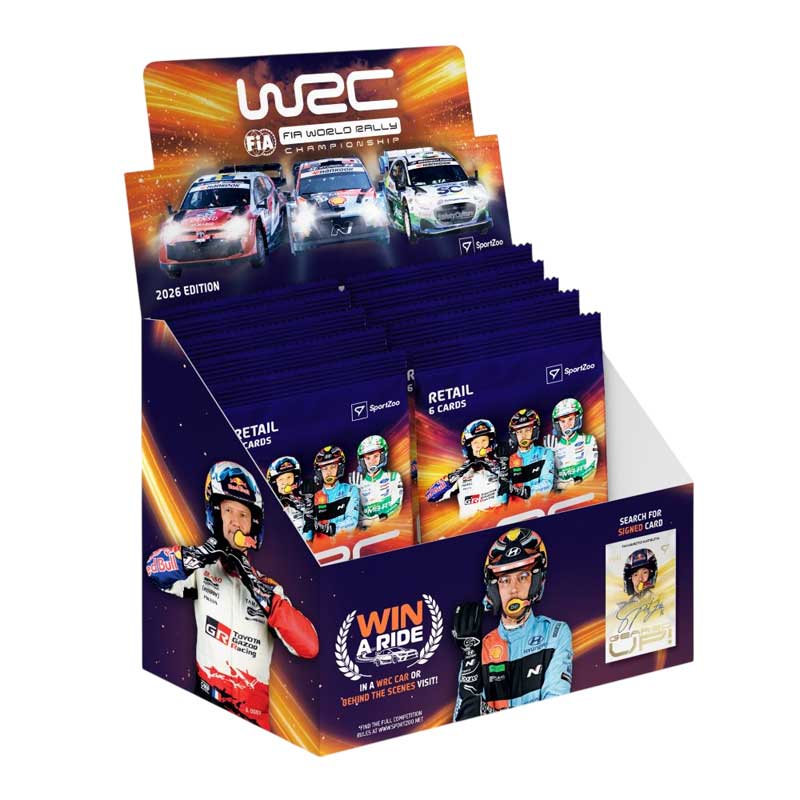Sealed Box 2026 FIA World Rally Championships WRC Retail (Orange & Blue box)