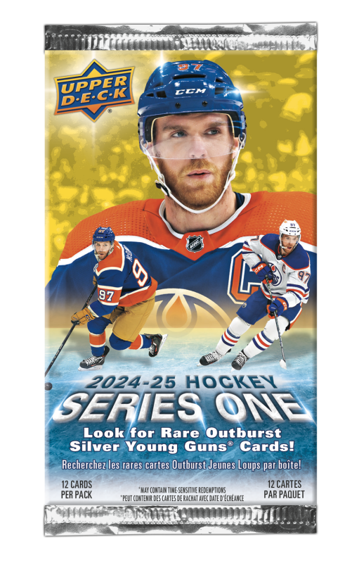 1 Pack 2024-25 Upper Deck Series 1 Retail (From blaster box)