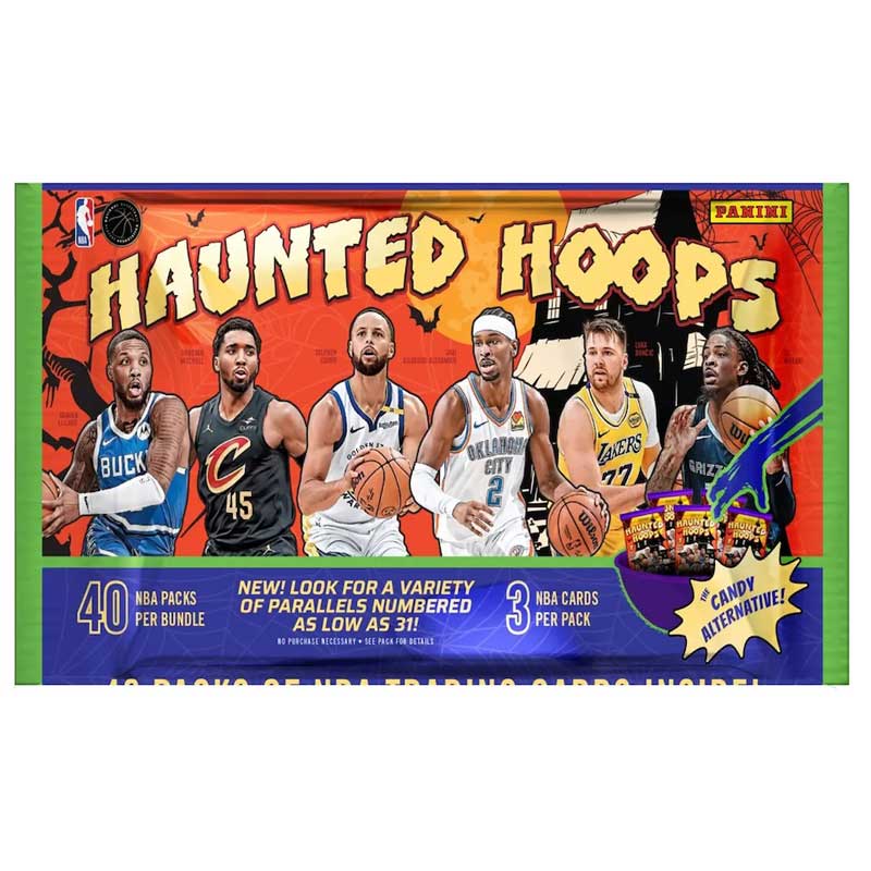 Sealed Bundle 2024-25 Panini Haunted Hoops NBA Basketball Halloween Treat (40 packs)
