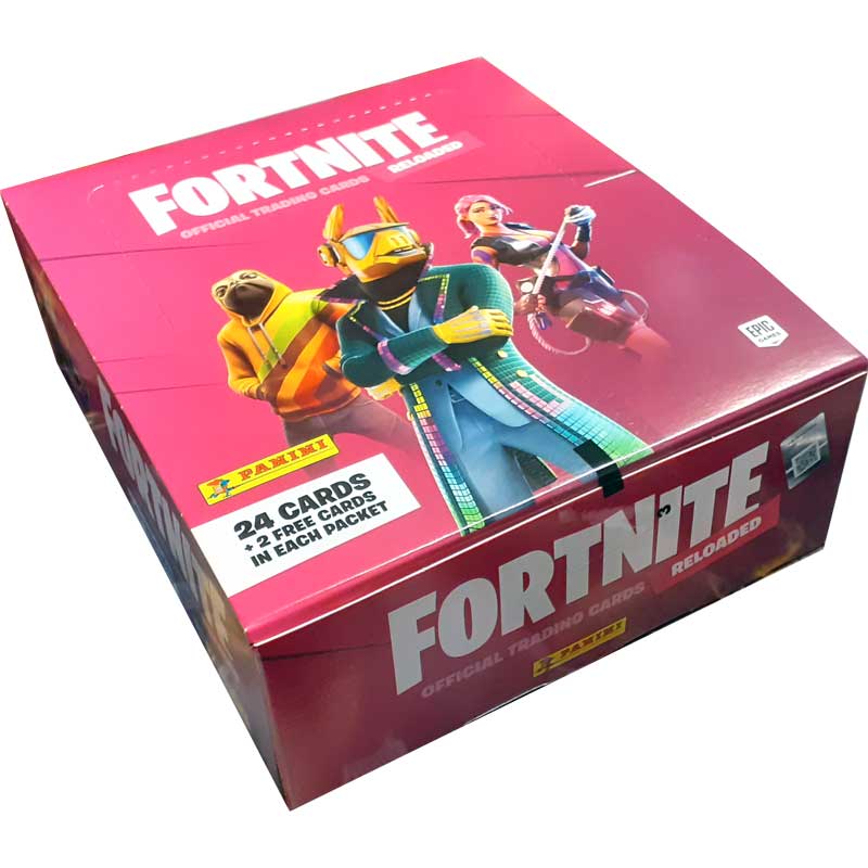 1 Value Pack / Fat Pack Box (10 paket) 2020 Panini Fortnite Trading Cards Reloaded (Serie 2)