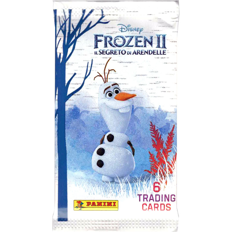 1st Paket (6 kort) Panini Frozen II / Frost 2 Trading Cards (2019)