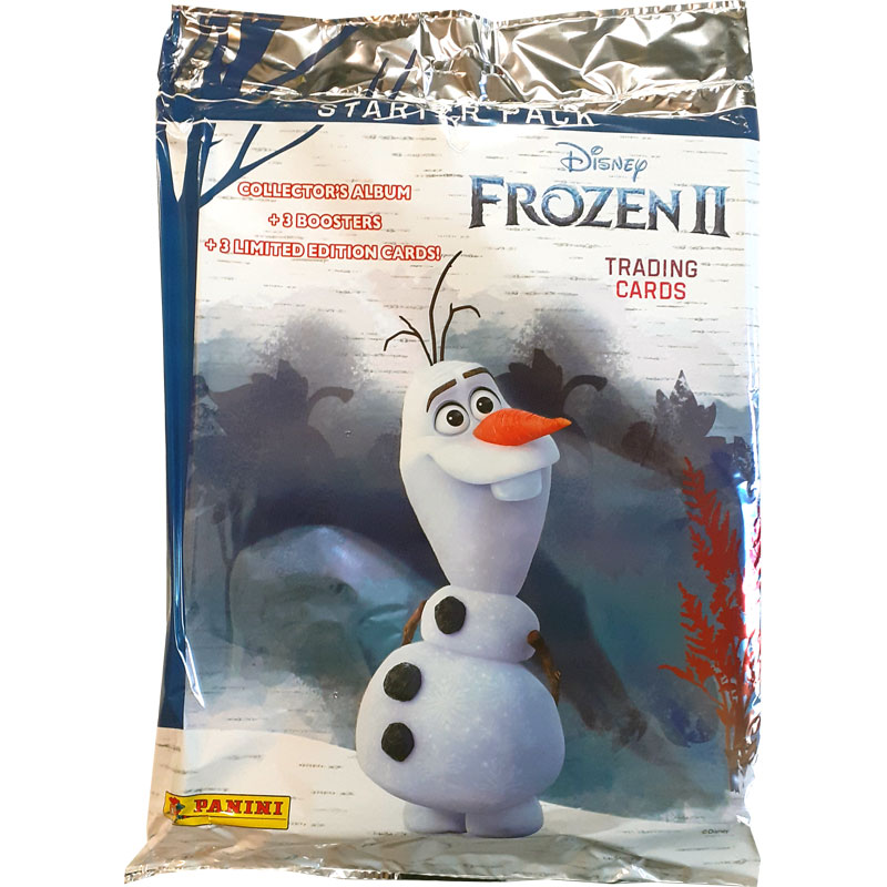 Starter Pack (Pärm & kort) Panini Frozen II / Frost 2 Trading Cards (2019)
