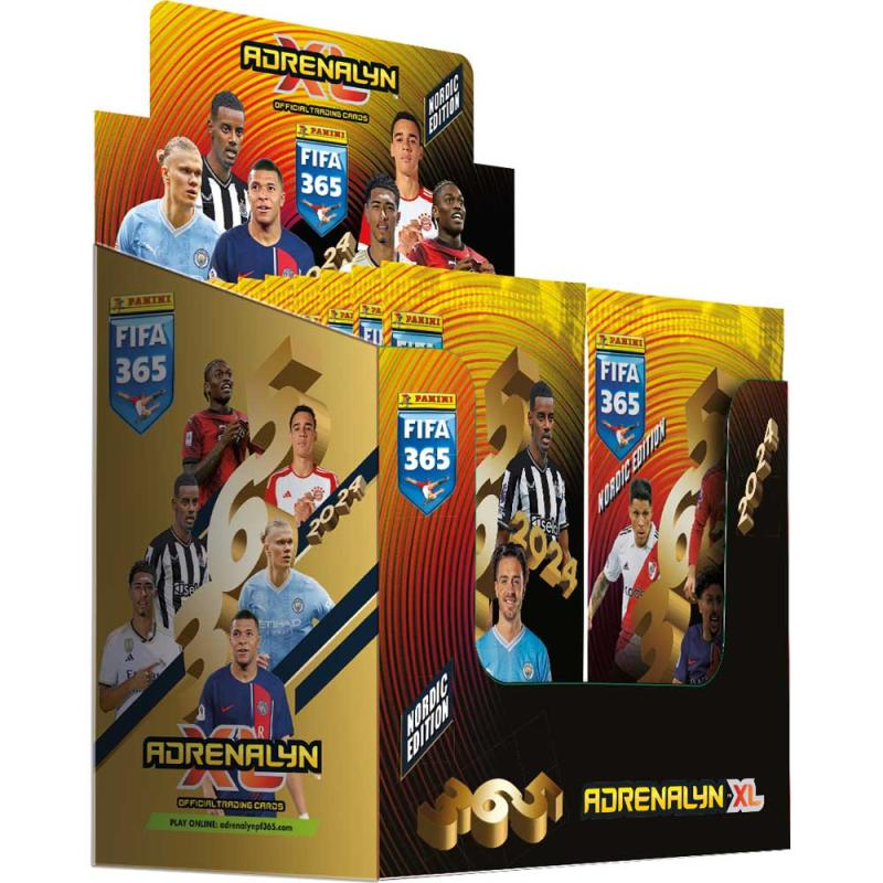 1 Box (50 Packs) Panini Adrenalyn XL FIFA 365 Nordic Edition 2024