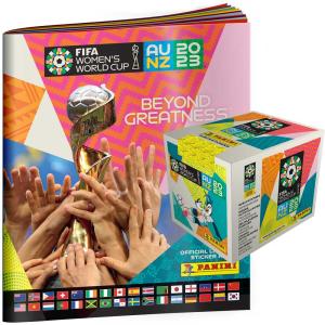 1 Box (50 Paket) + Gratis Album - Panini Stickers FIFA Women's World Cup 2023 (Klisterbilder)