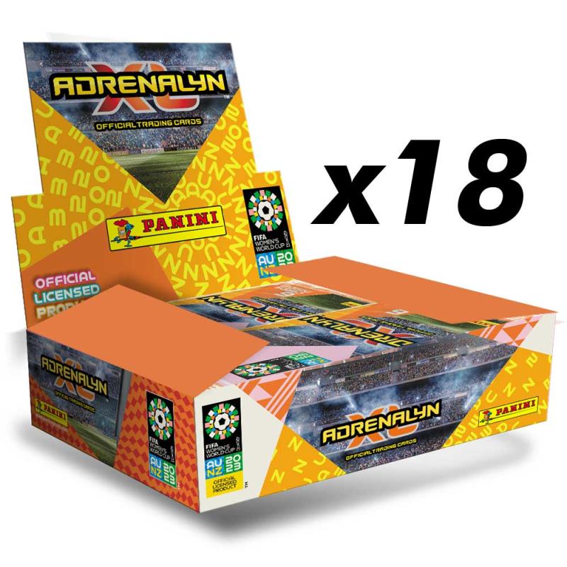 1 Case (18 Boxes) - Panini Adrenalyn XL FIFA Womens World Cup 2023 (Cards)