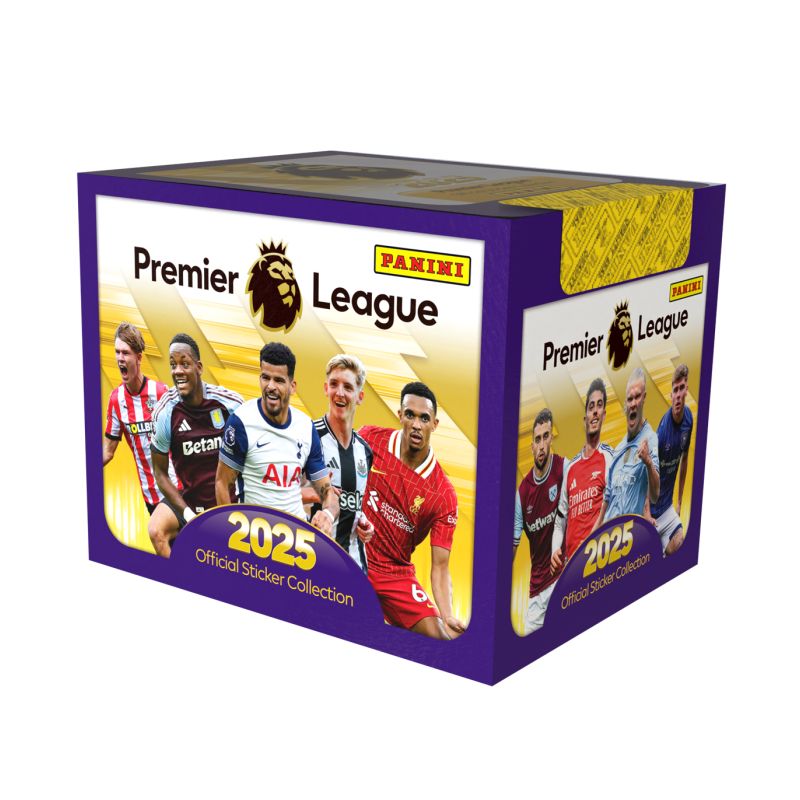 Box (50 paket) 2025 Panini Premier League Stickers (Klisterbilder)