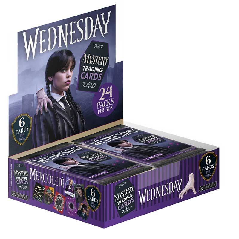 1 Box (24 paket) - Wednesday Mystery Trading Cards Panini
