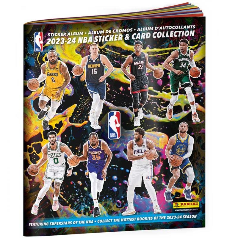 Sticker Album 2023-24 Panini NBA Basketball Sticker & Card Collection