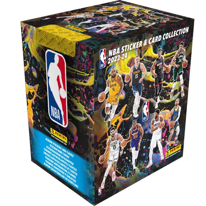 Sealed Box (50 Packs) 2023-24 Panini NBA Basketball Sticker & Card Collection