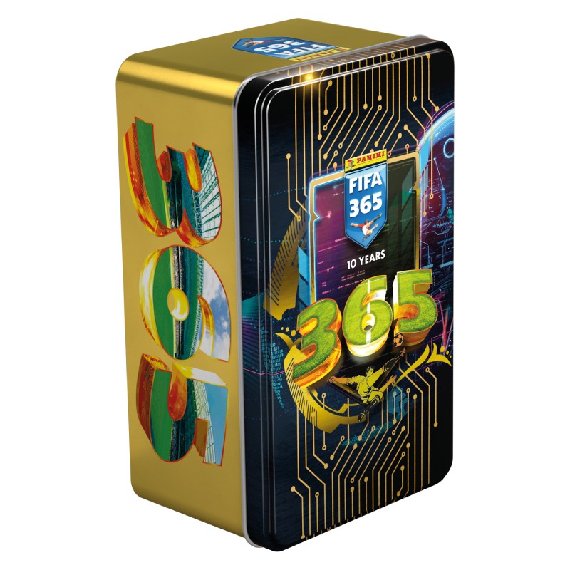 PRE-BUY: 1 Mega Tin Panini Adrenalyn XL FIFA 365 Nordic Edition 2025 - Random Colour (Preliminary release September 20:th 2024)