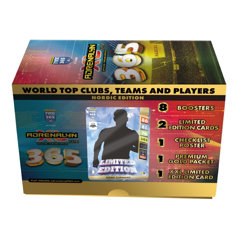 1st Gift Box Panini Adrenalyn XL FIFA 365 Nordic Edition 2025