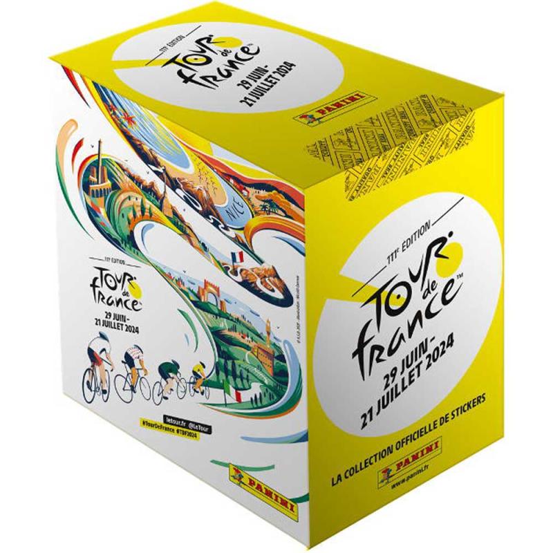 1 Box (36 Packs) - Panini Stickers Tour de France 2024