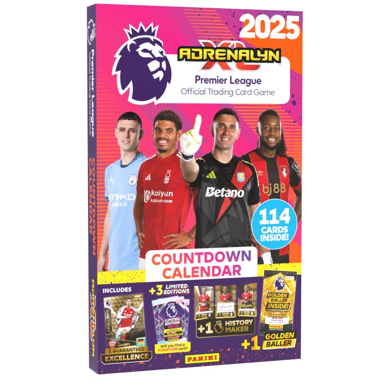 PRE-BUY: 1 Advent Calender / Countdown Calendar Panini Adrenalyn XL Premier League 2024-25 (Preliminary release October 2024)