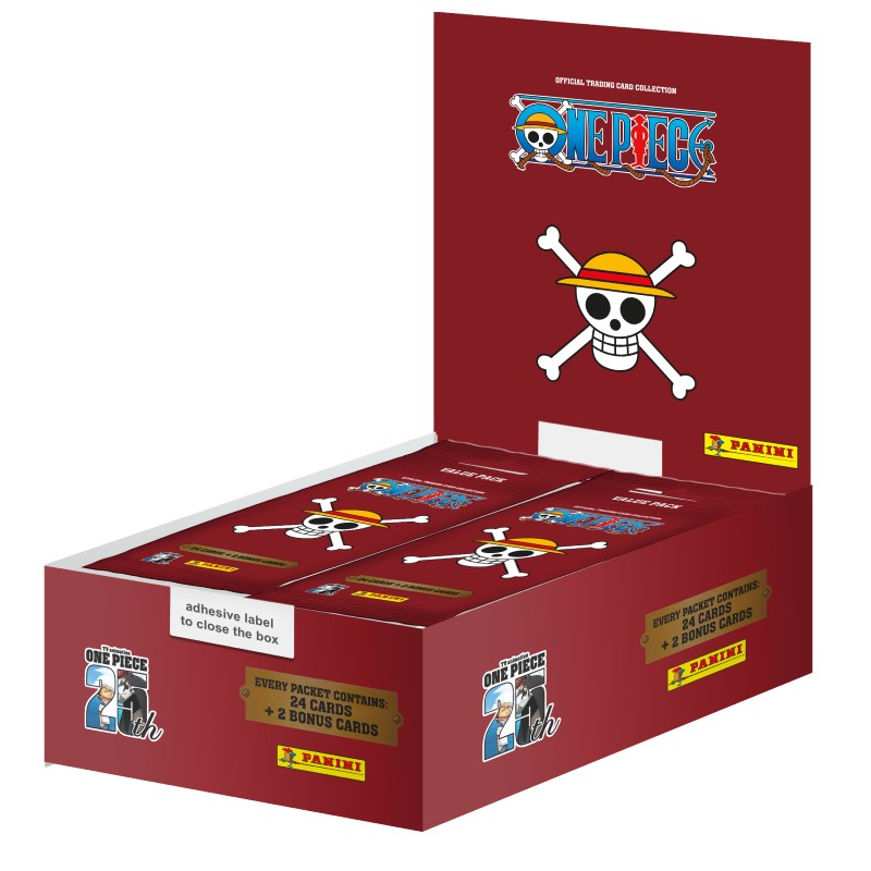 One Piece 25th Anniversary Trading Cards (Panini) - Value Pack Display (10 Packs)