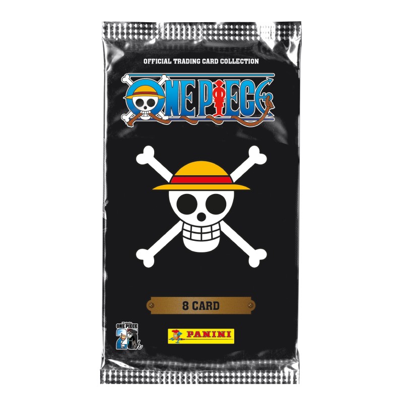 One Piece 25th Anniversary Trading Cards (Panini) - Pack (8 Cards)