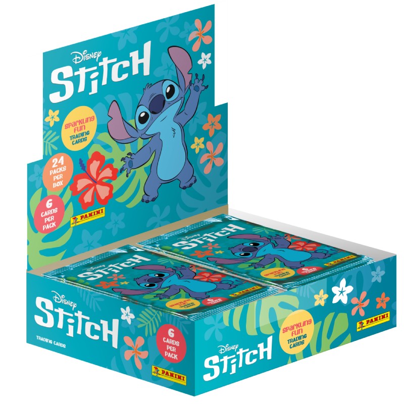 Stitch Trading Cards (Panini) - 1 Box (24 Packs)