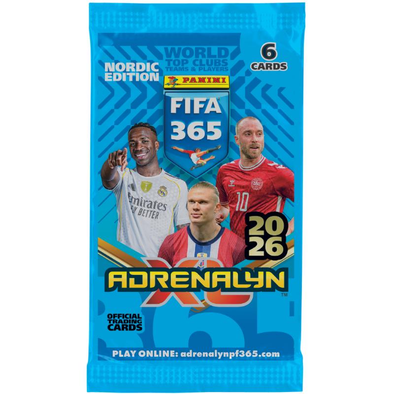 1 Pack Adrenalyn XL FIFA 365 Nordic Edition 2026