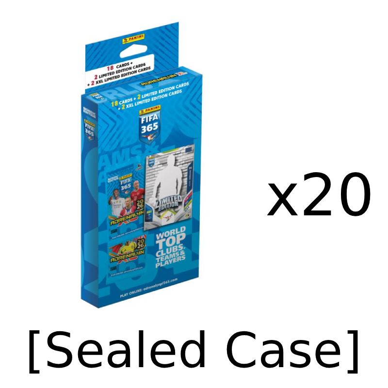 20 XXL Maxi Blisters Panini Adrenalyn XL FIFA 365 Nordic Edition 2026