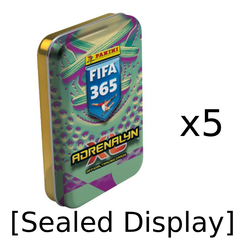 5 Pocket Tins Panini Adrenalyn XL FIFA 365 Nordic Edition 2026 - Varying Colours