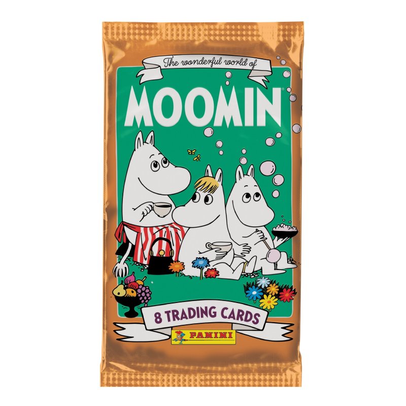 1 Paket - The Wonderful World of Moomin Panini Trading Cards (8 kort)