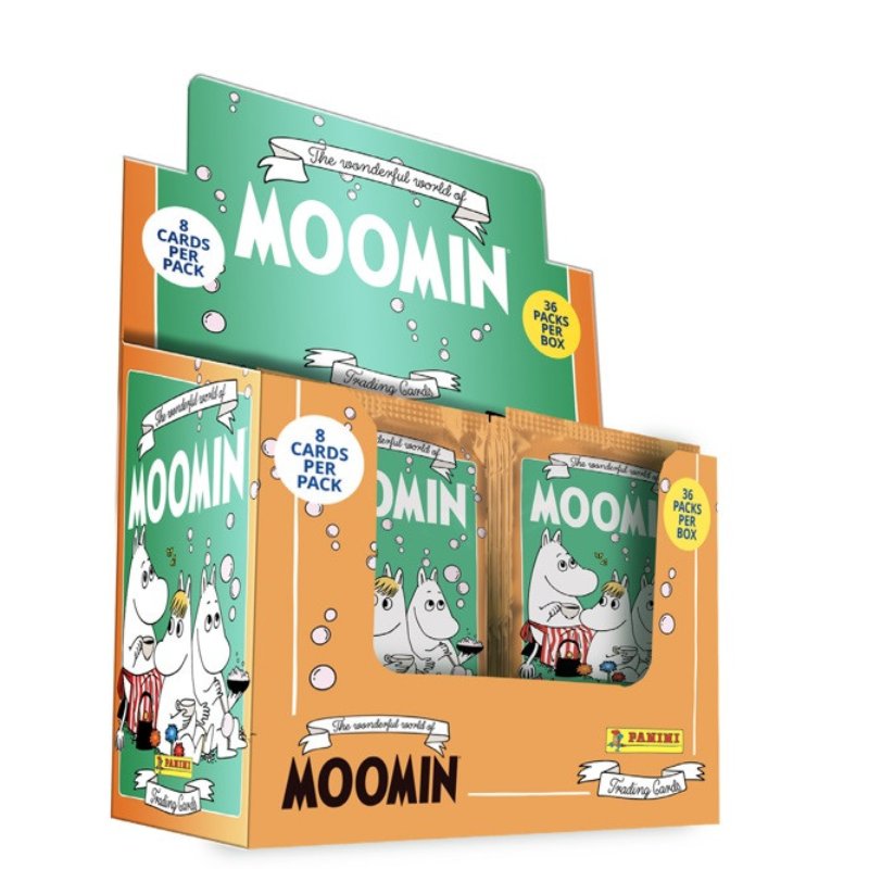 1 Box (36 Paket) - The Wonderful World of Moomin Panini Trading Cards