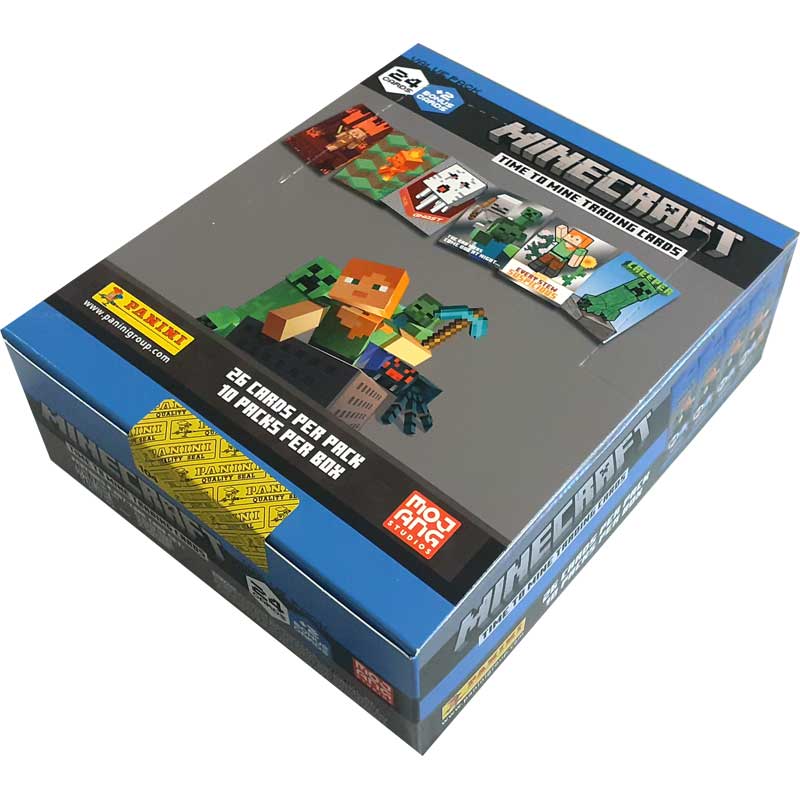 Minecraft 2 Trading Cards (Time to Mine Trading Cards), Value Pack Box (10 Value Packs)