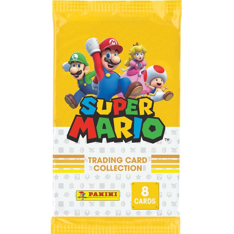 1 Paket (8 kort) - Super Mario Trading Card Collection
