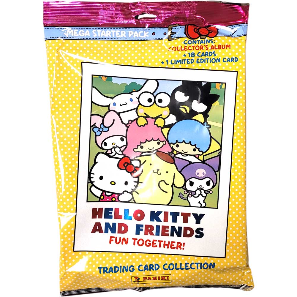 Hello Kitty Opencard Hello Kitty & Friends Panini Trading Cards – Mega Starter Pack (Album ...