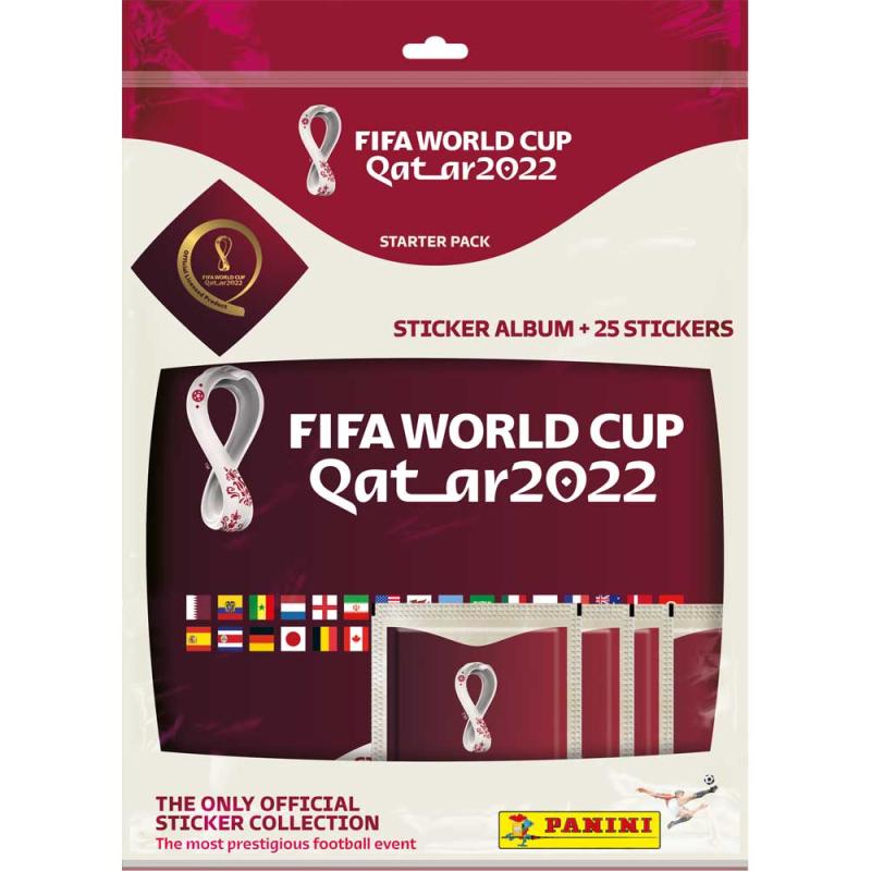 1 Starter Pack, Panini Stickers FIFA World Cup 2022 (Klisterbilder)