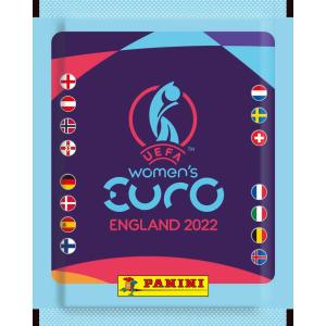 1 Paket (5 Stickers) - Panini Stickers UEFA Womens Euro 2022 (Klisterbilder)
