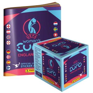 1 Box (50 Paket) + Gratis Album - Panini Stickers UEFA Women's Euro 2022 (Klisterbilder)