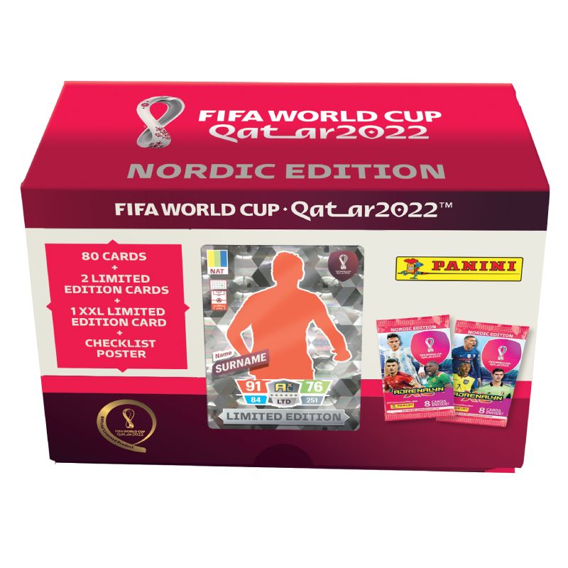 1st Gift Box, Nordic Edition Panini Adrenalyn XL FIFA World Cup 2022