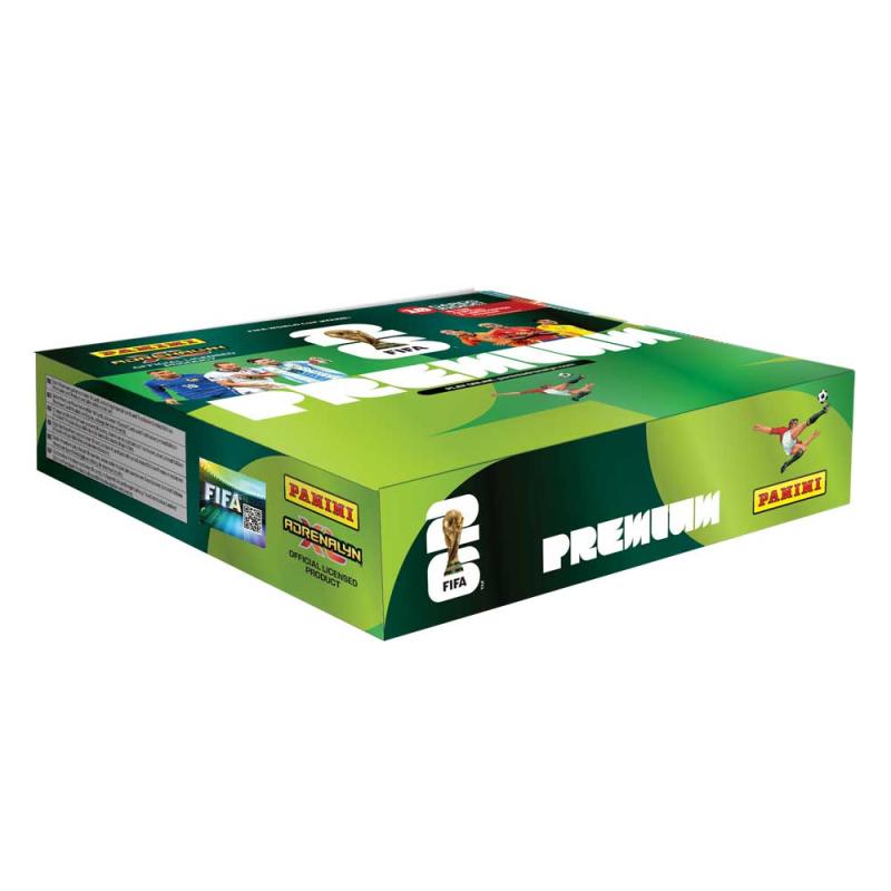 FÖRKÖP: 1st Premium Låda (10 paket), Panini Adrenalyn XL FIFA World Cup 2026 (Preliminär release 13:e mars 2026)