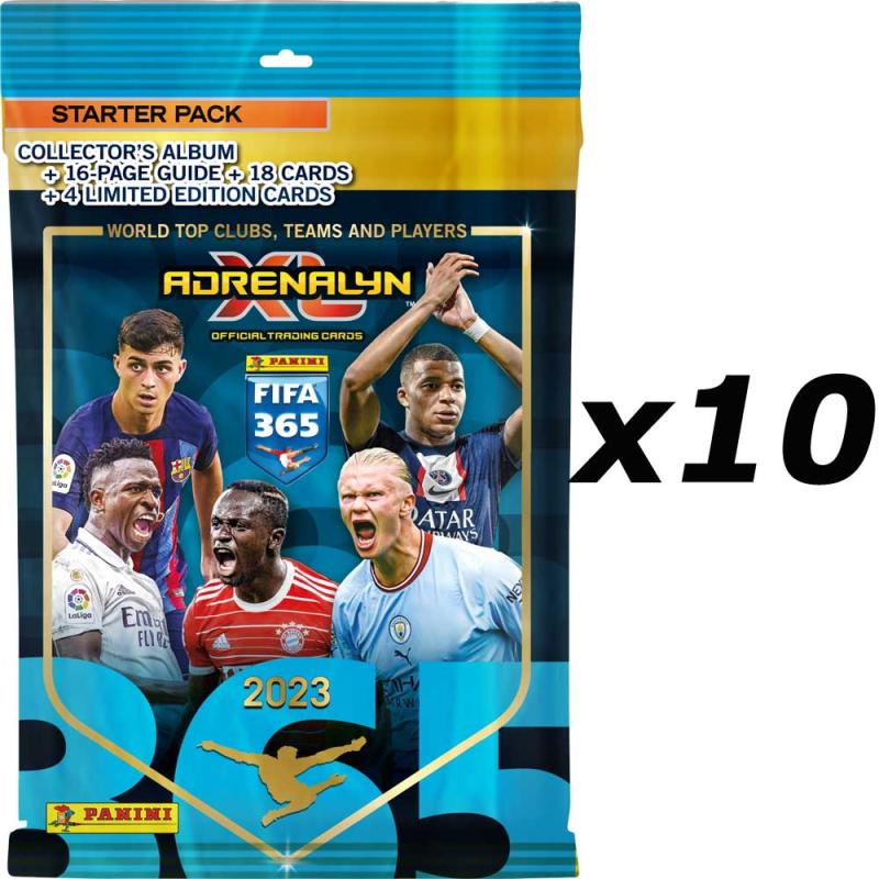 10st Starter Pack Panini Adrenalyn XL FIFA 365 2023
